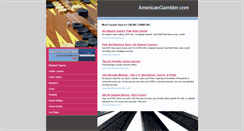 Desktop Screenshot of americangambler.com